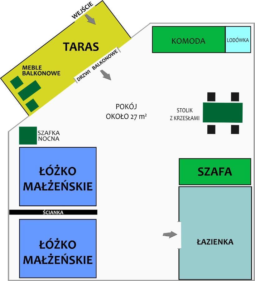 Arena Slonca Hotel Леба Екстериор снимка