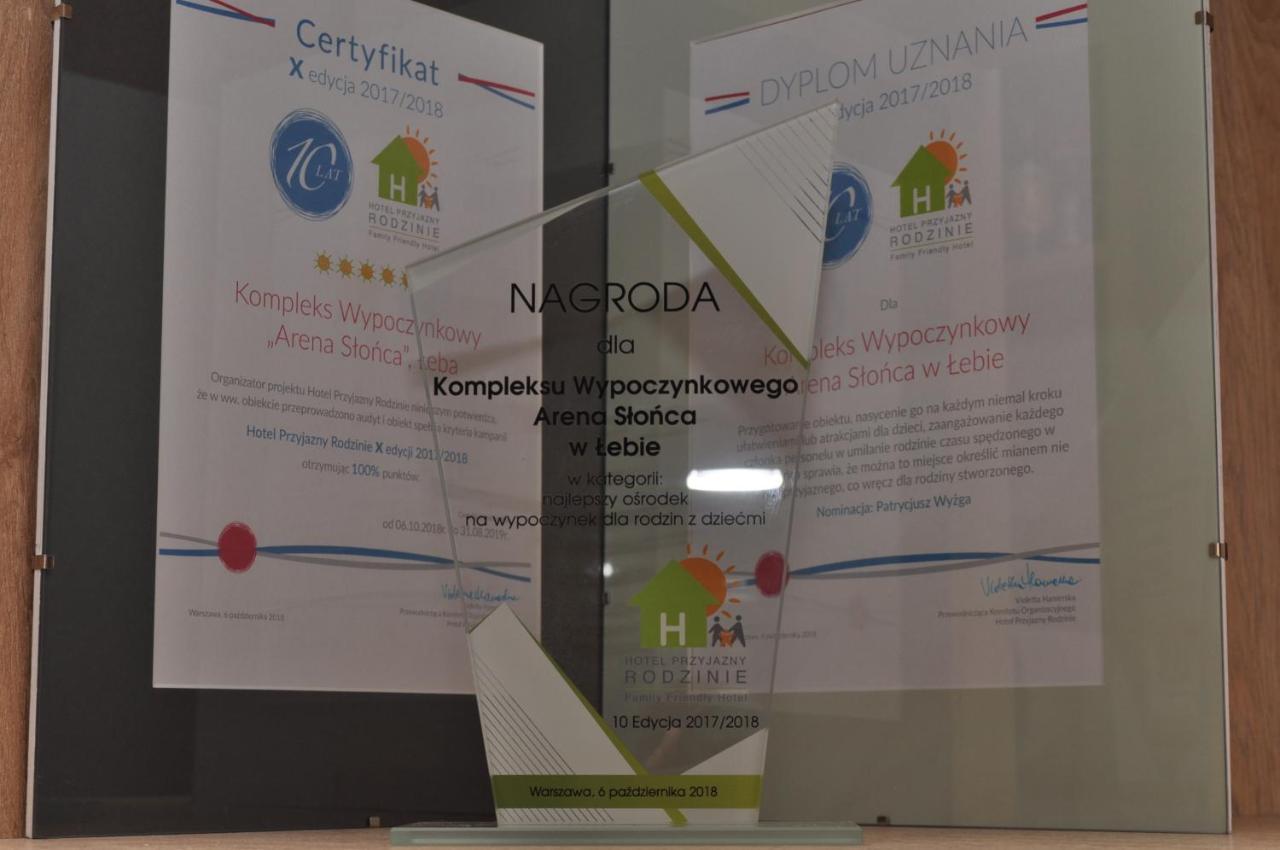 Arena Slonca Hotel Леба Екстериор снимка